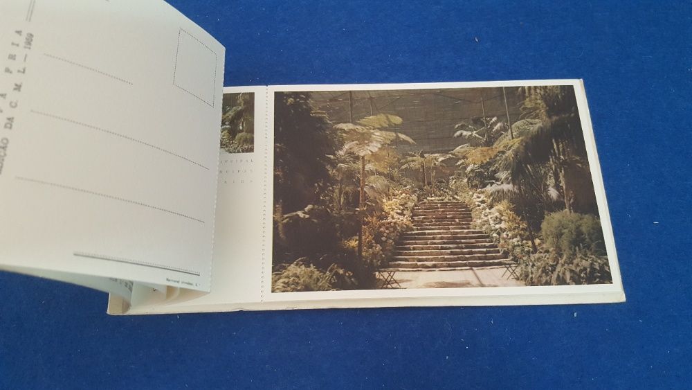 Carnet de 8 postais " Estufa Fria " Edição da CML Novo e Completo