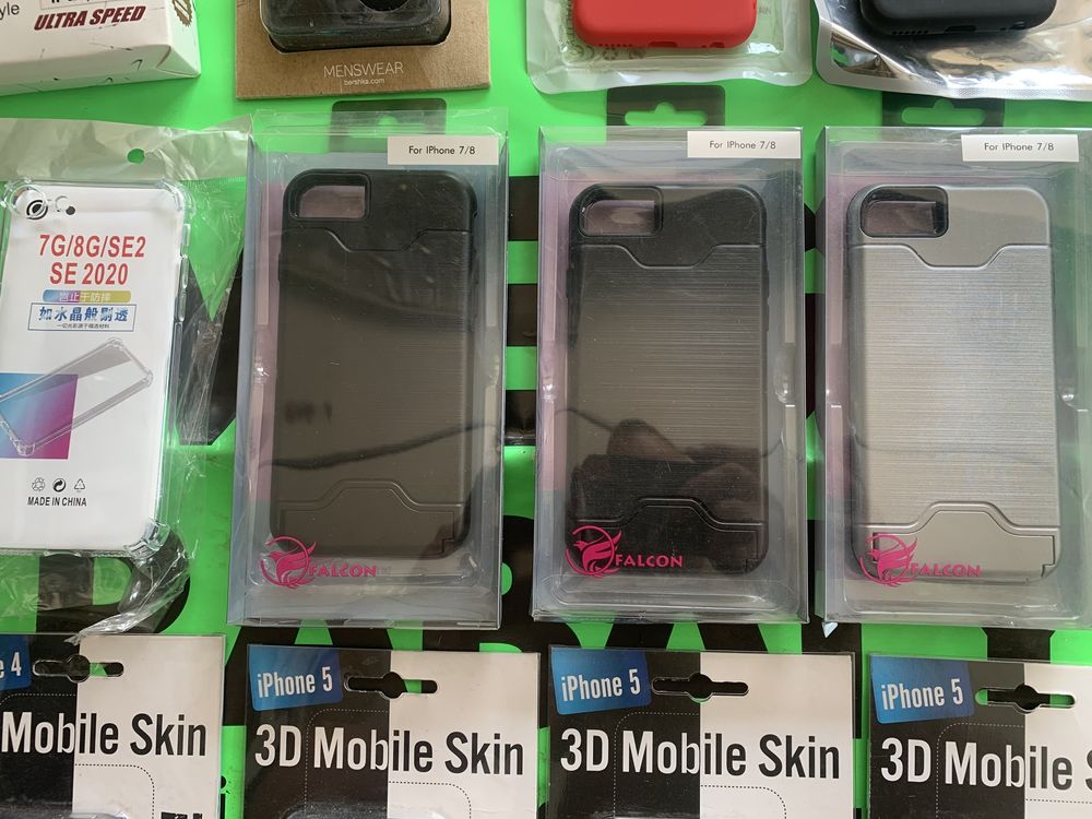 Etui bumper Case iPhone 4 5 7 8  zestaw
