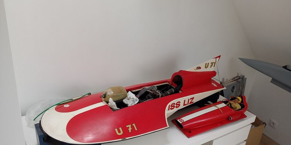 Motorówka nitro roundnose model rc