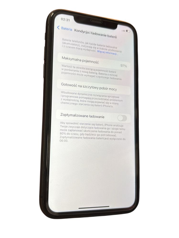 Telefon Iphone 11 - Black - Używany - 97% -  Gwarancja
