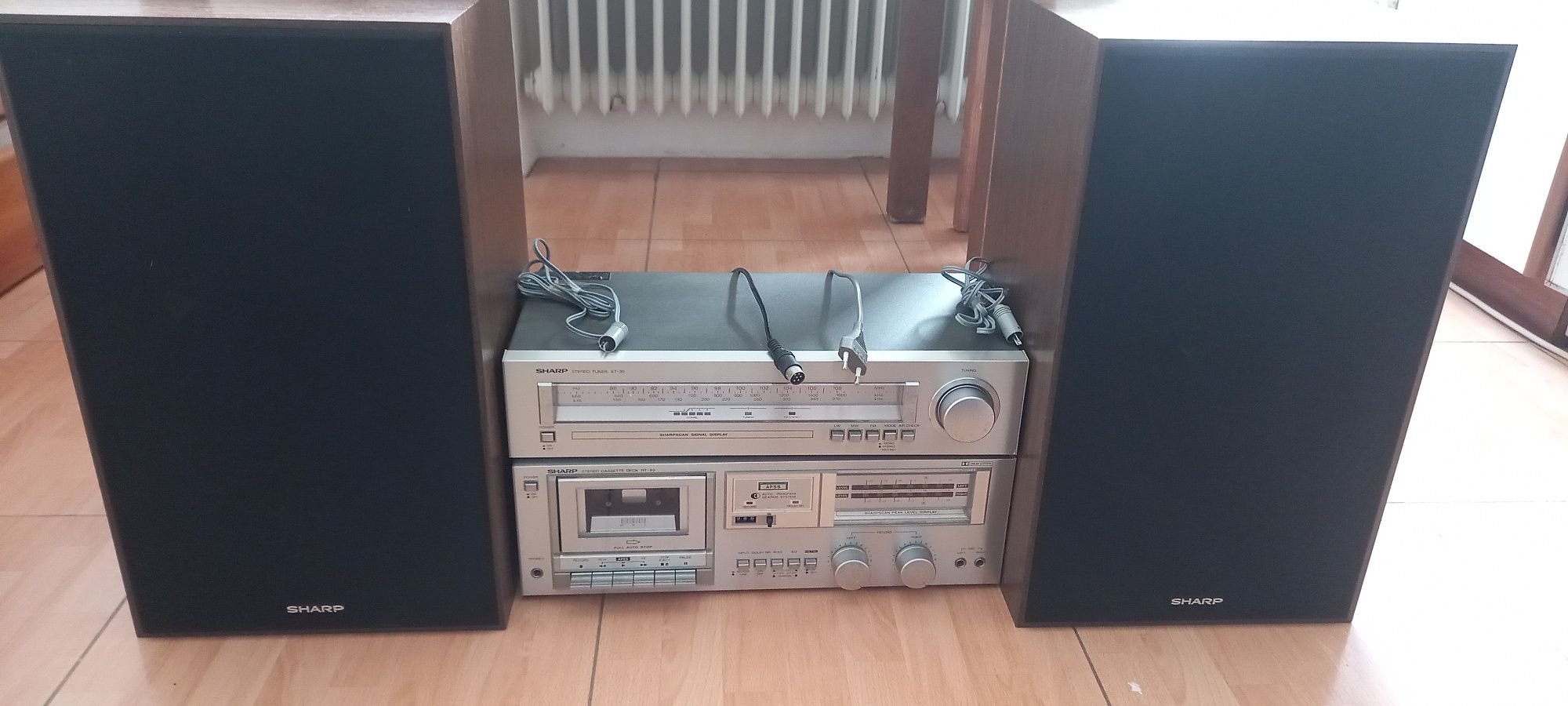 SHARP Kolumny tuner deck wzmacniacz
