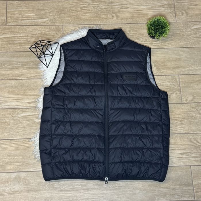 (розмір Xl/2XL) Чоловіча утеплена жилетка barbour оригінал