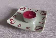 Porcelanowy świecznik na świece Tealight