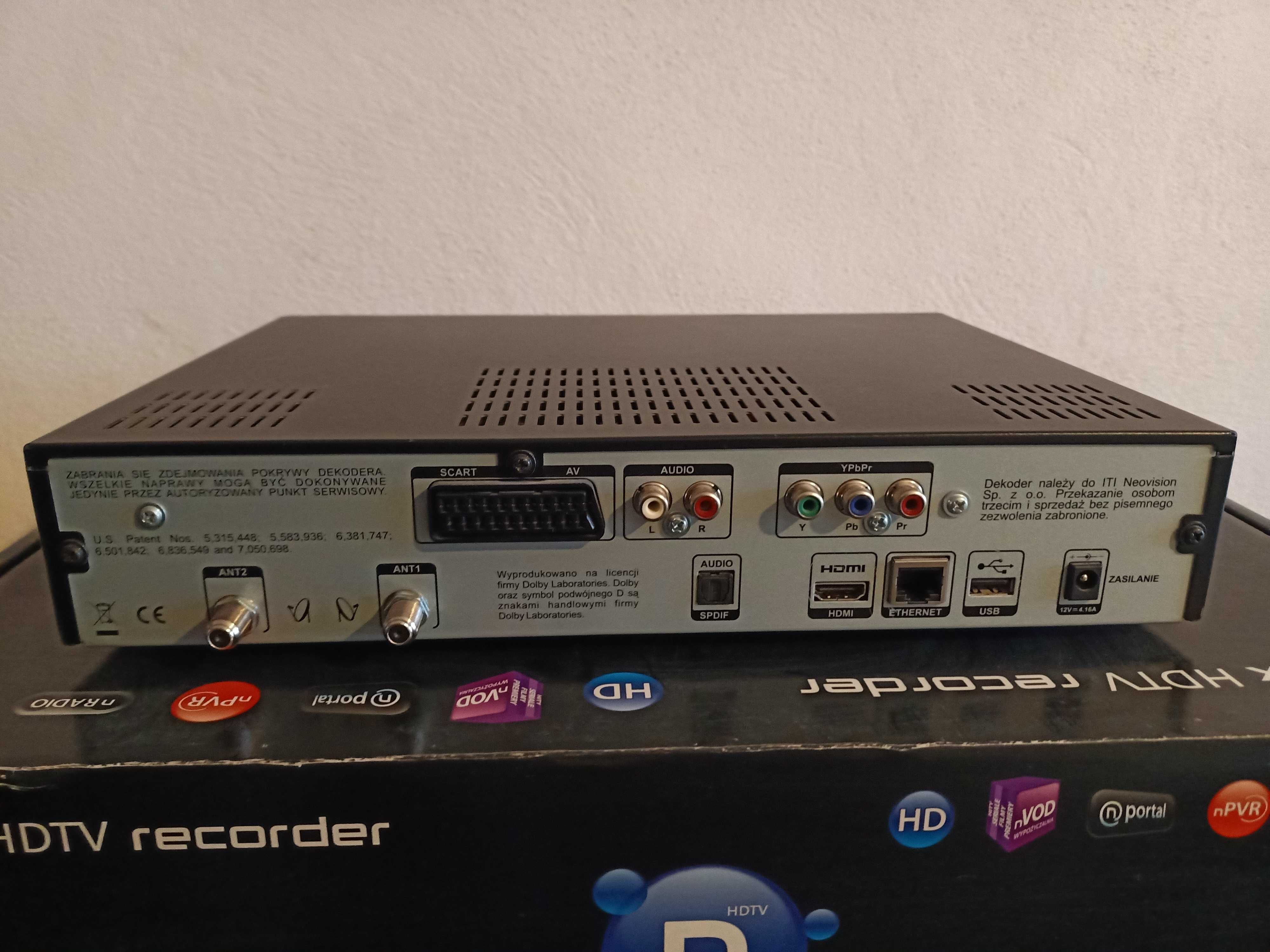 Tuner Dekoder Satelitarny NBOX HDTV