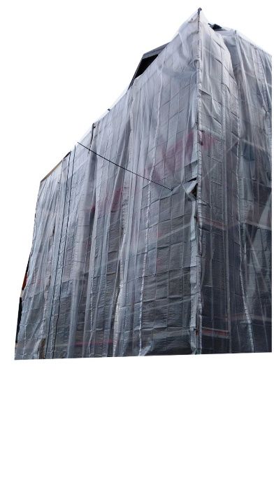 Folia Osłonowa Bezbarwna PLANDEKA NA RUSZTOWANIE ZBROJONA 5x10m 170g