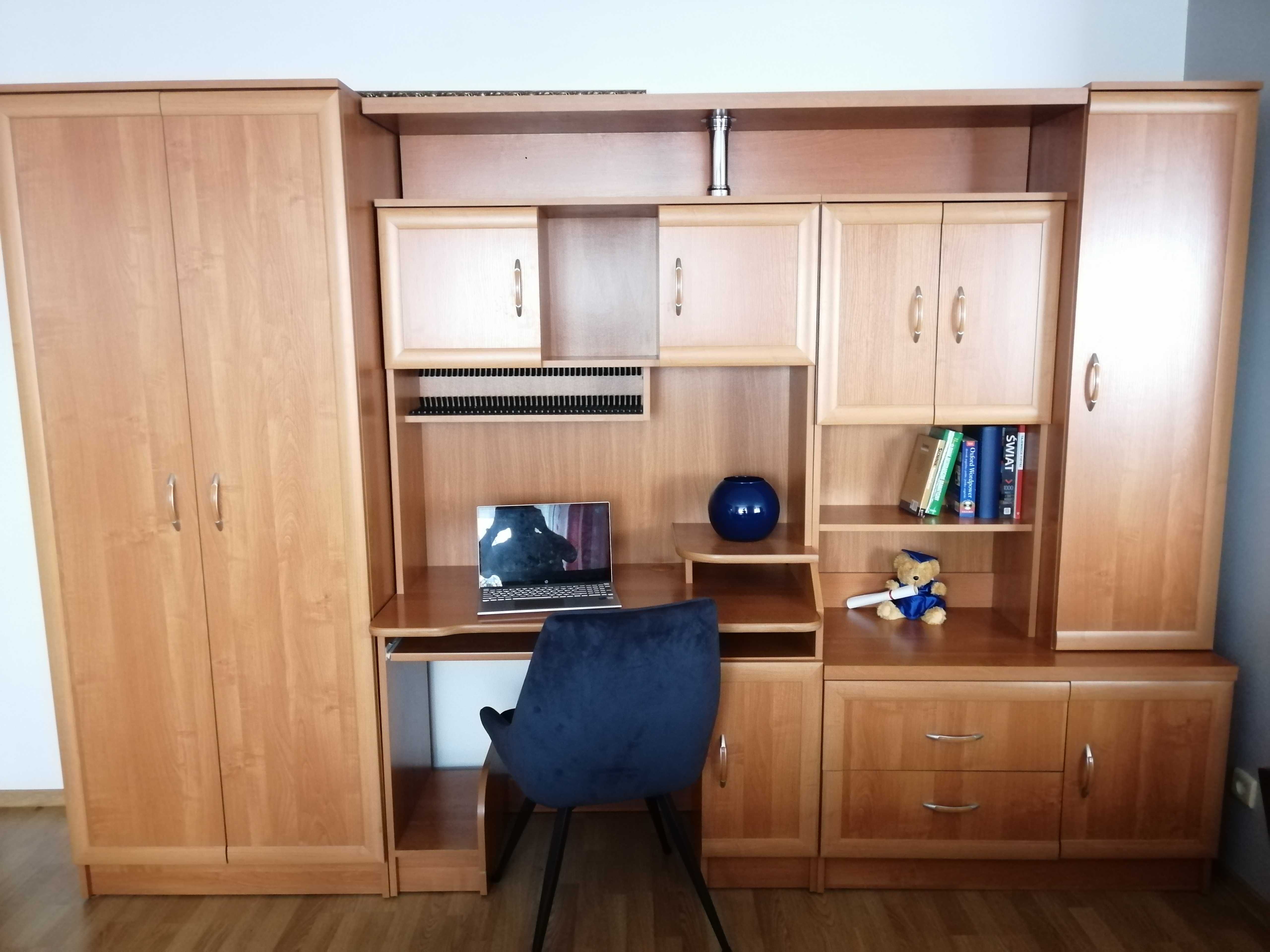 Zestaw mebli młodzieżowych z biurkiem