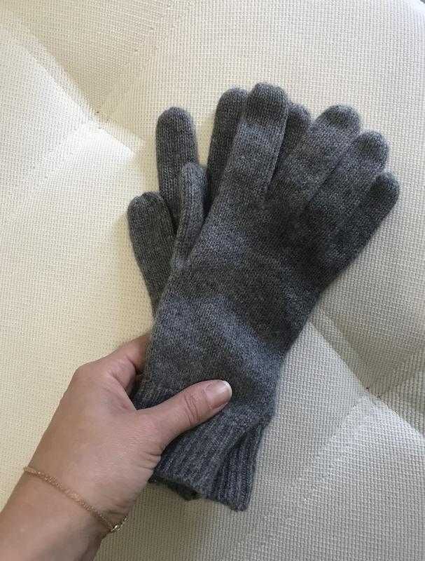 Шикарні кашемірові рукавички Cashmere/Max Mara/Massimo Dutti