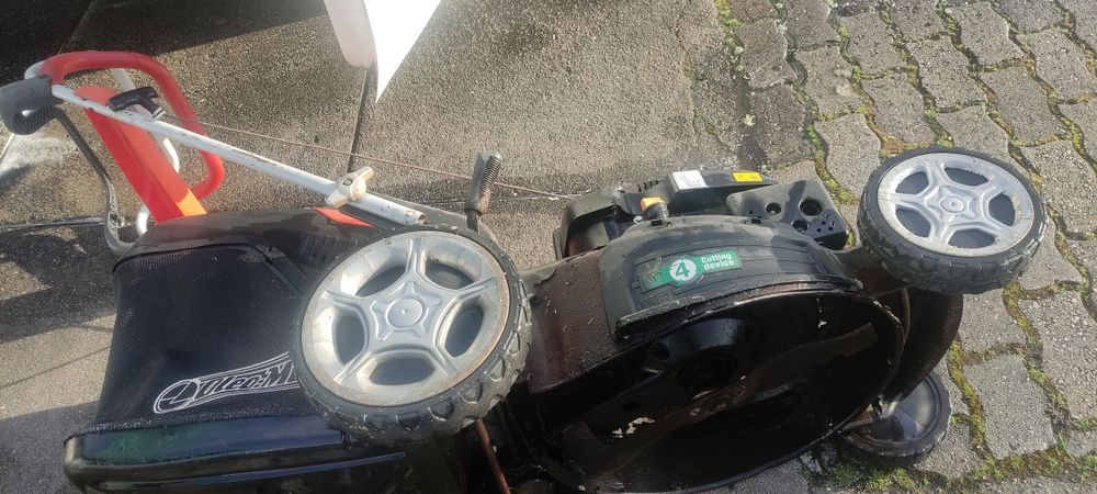 Carrinho corta relva 159cc óleo mac com tração