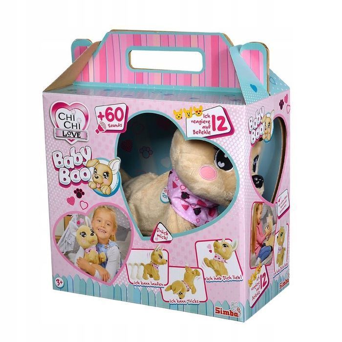 Interaktywny Piesek Simba Chi Chi Love Baby Boo 30 Cm Niemiecki
