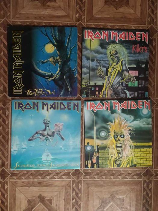 Винил пластинки Iron Maiden (гала рекордс)  9 шт. в отличном состоянии