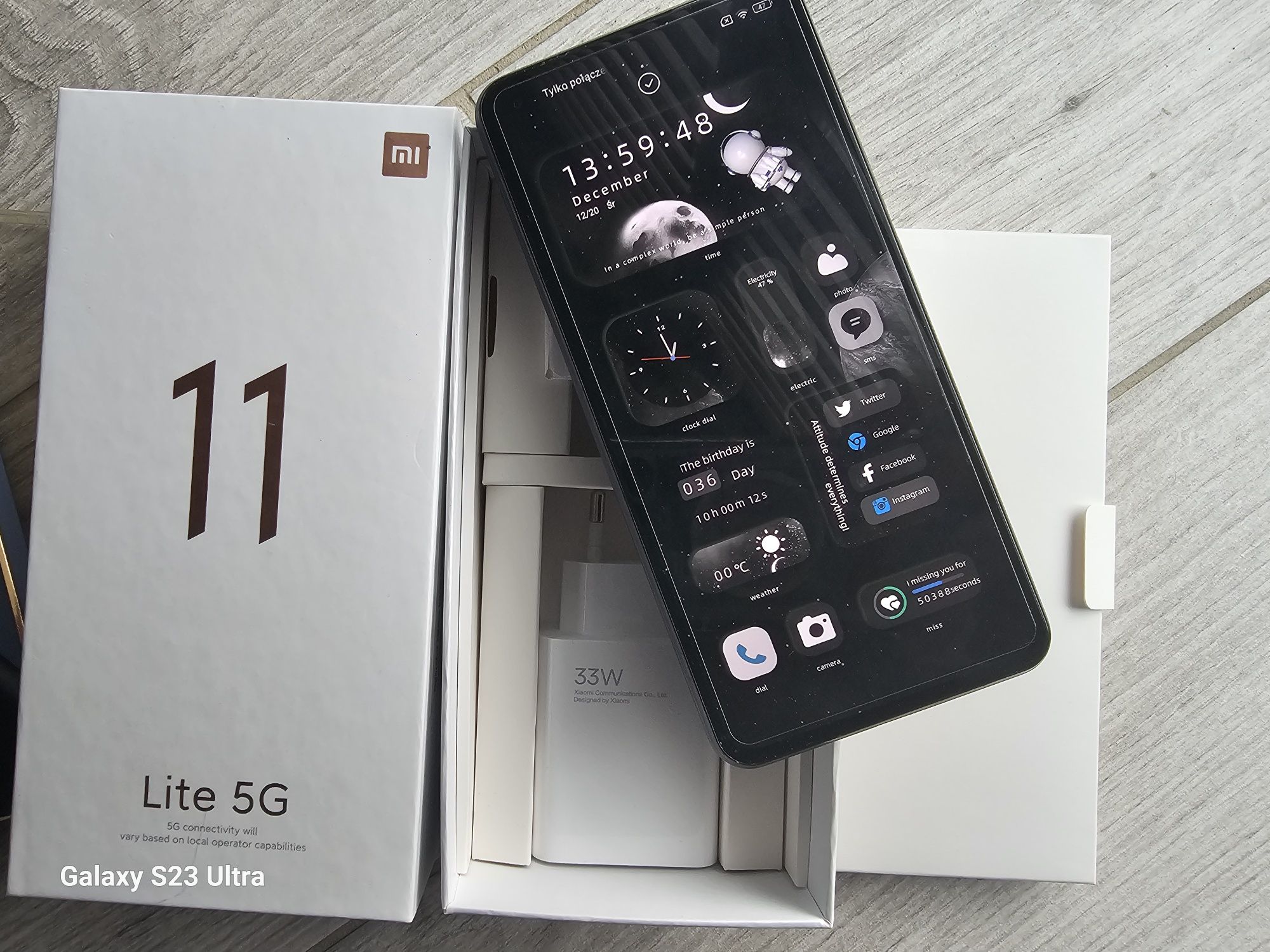 Xiaomi 11 Lite 5g 11/128gb bez simloca igła zestaw