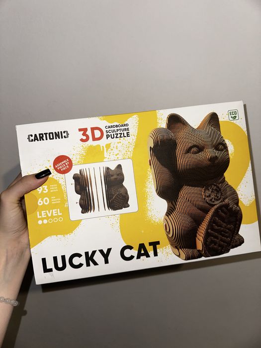 3D картонний пазл Cartonic "Lucky Cat" (Щасливий кіт).