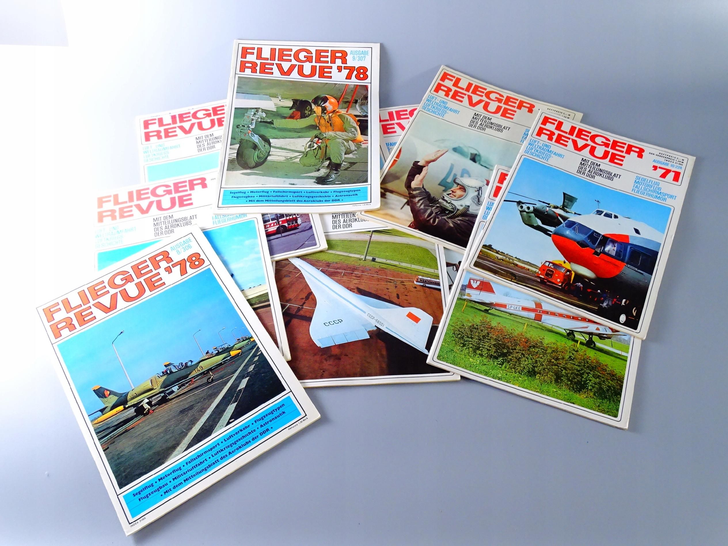 magazyn lotnictwo lata 70-te flieger revue samolot