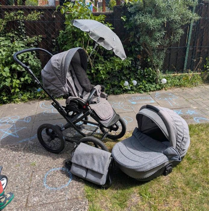 Wózek dziecięcy Knorr-Baby 2w1 z gondolą, spacerówką i torbą