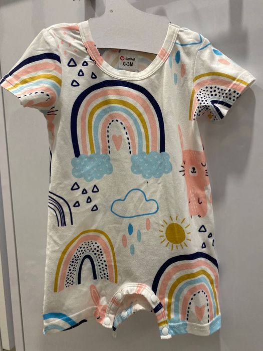 Macacão verão, bebé menina
