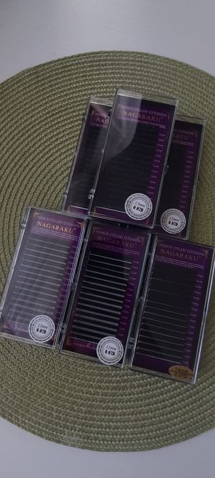 rzęsy Nagaraku Premium Lashes. 0.07 D Zestaw zawiera