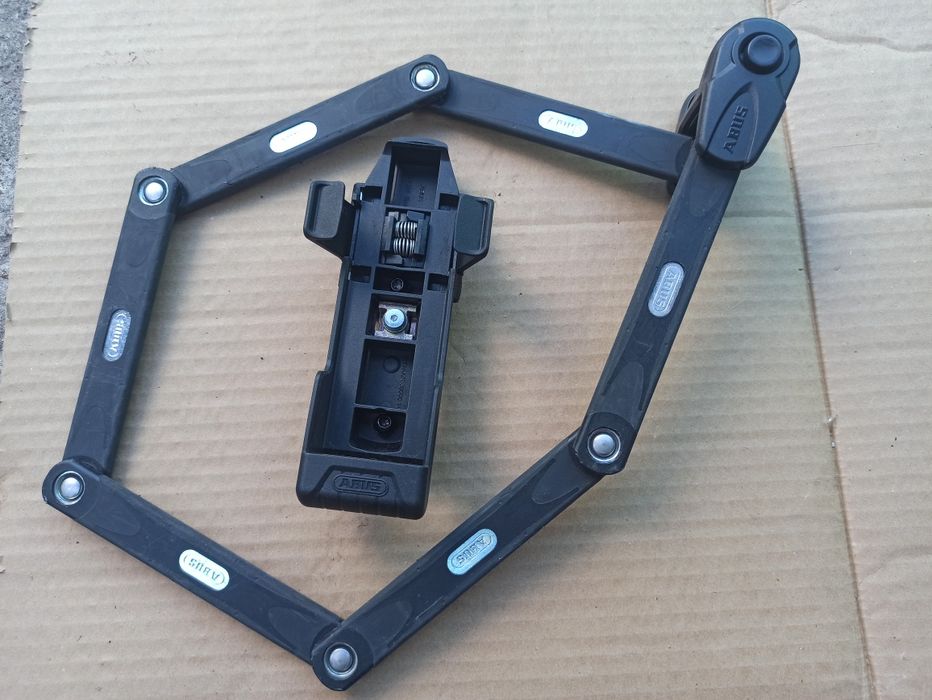 Zapięcie składane Abus Bordo Combo 6100 SH czarne  90mm