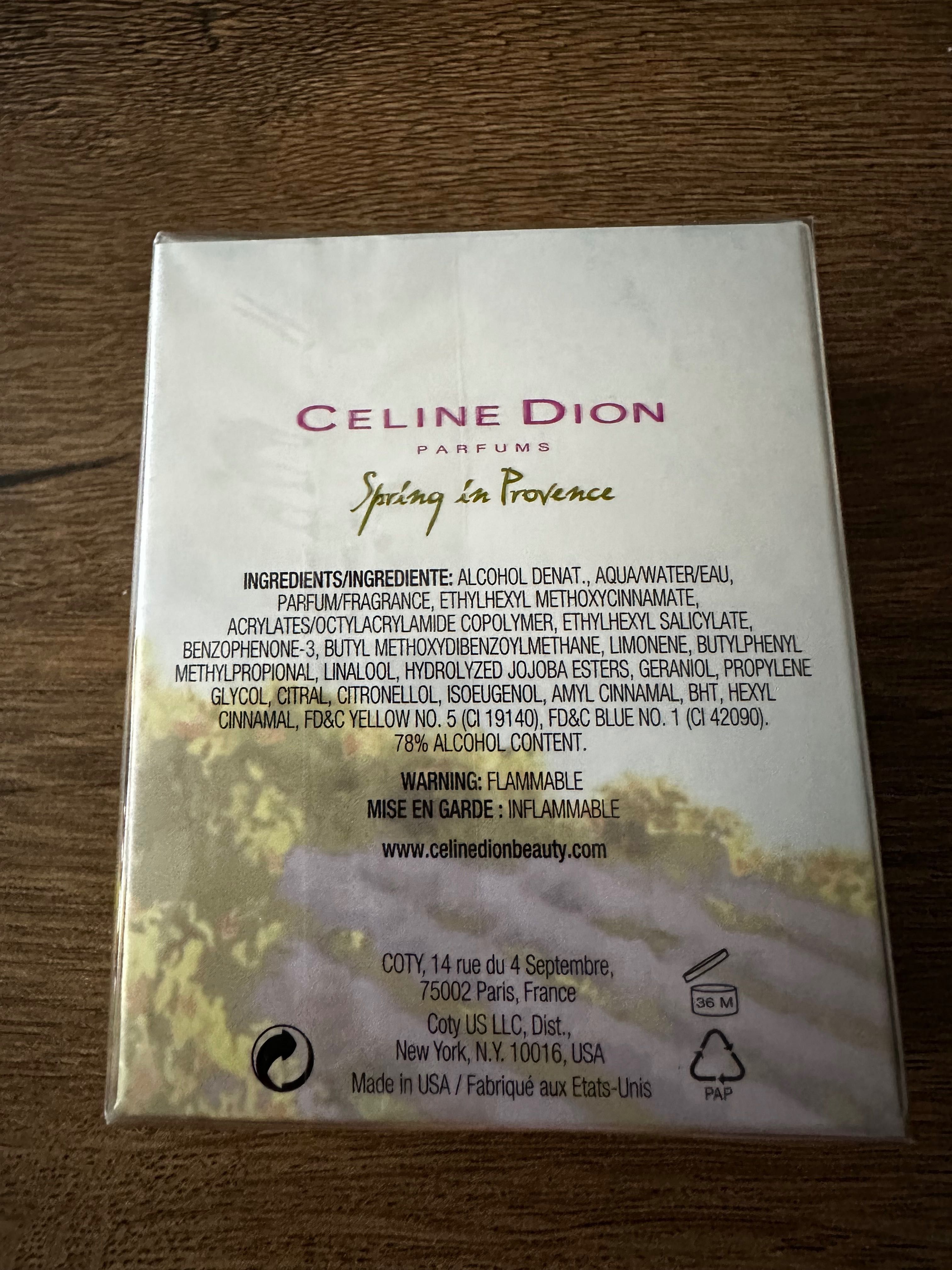 Perfumy Celine Dion - Spring in provence unikatowe!