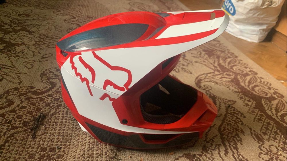 Kask fox xs/s na motor cross