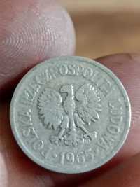Sprzedam monete 10 gr 1965 ze znakiem mennicy