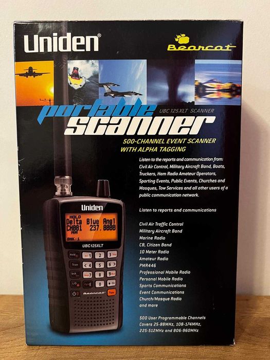 Skaner szerokopasmowy Uniden UBC125XLT