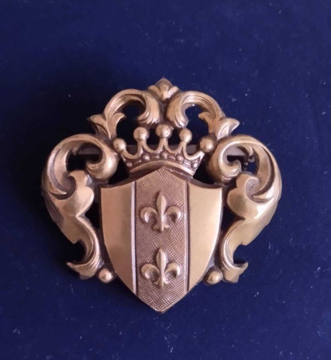 Вінтажні броши гербові, чортополох
