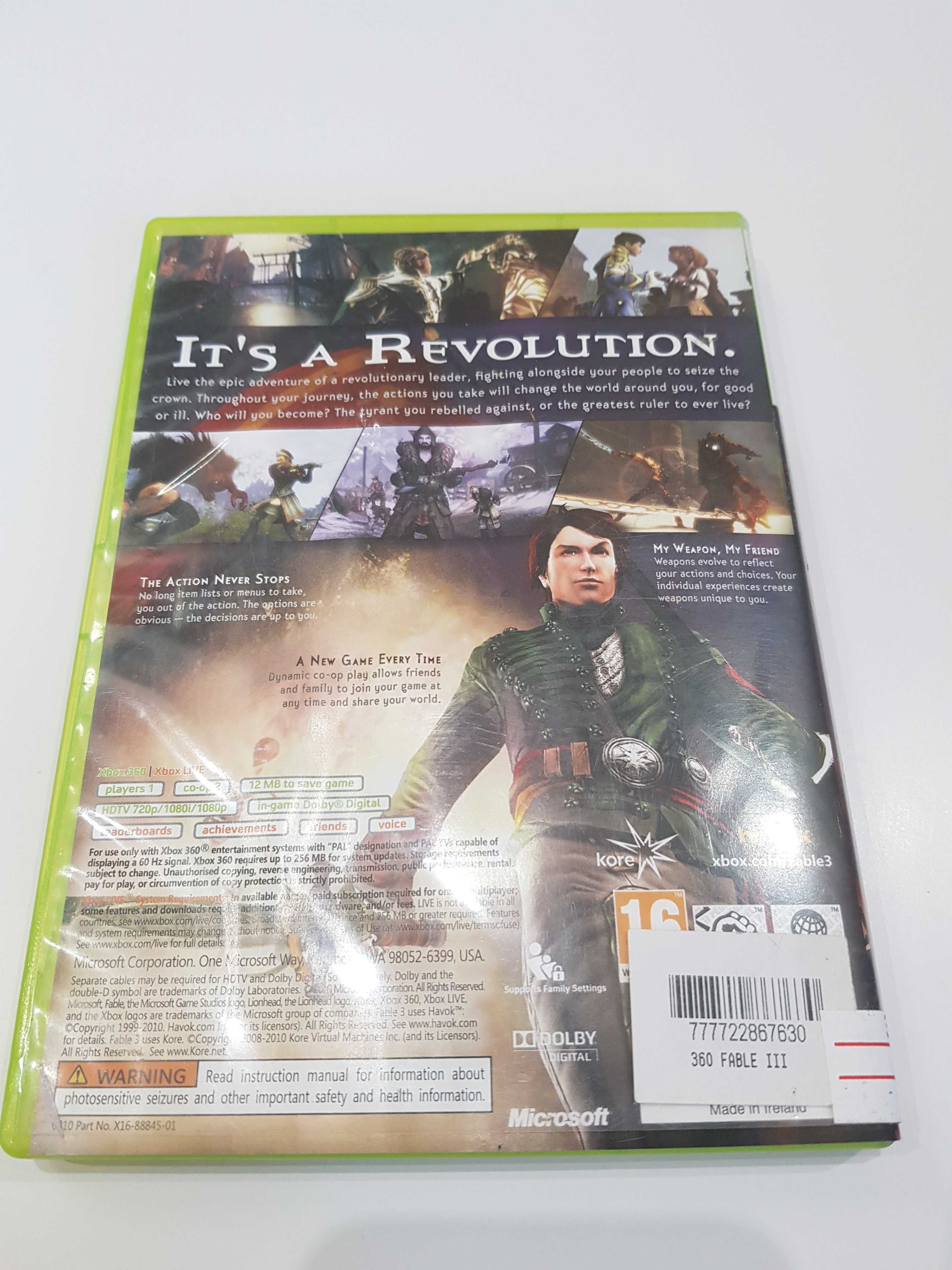 Fable III Xbox 360 Sklep Iława