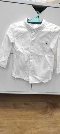 Koszula biała h&m r.92 elegancka