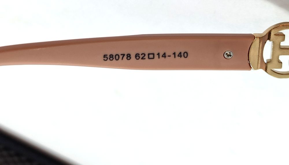 Брендовые женские очки фиолетово розовый градиент безоправные в футляр