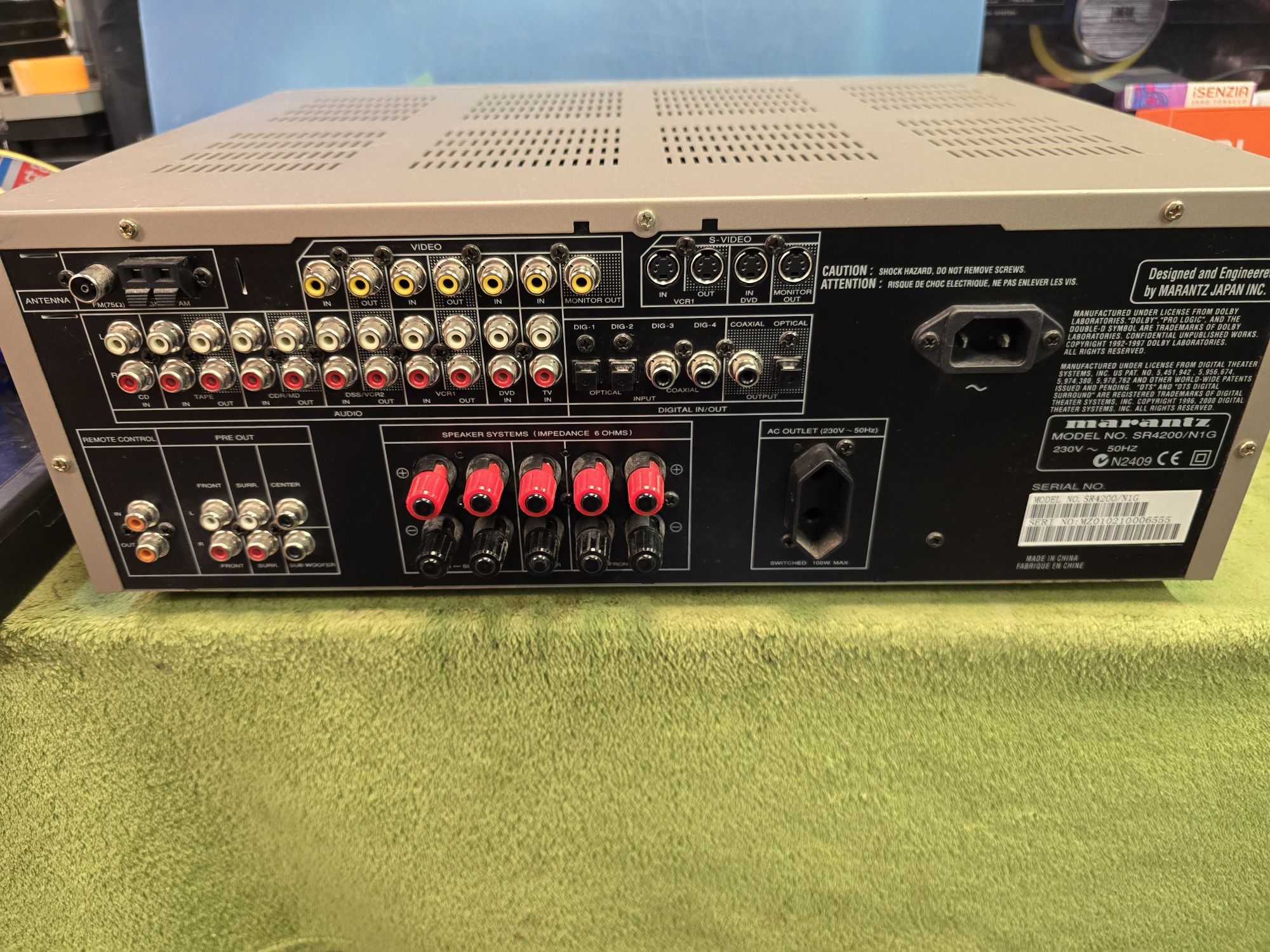 MARANTZ SR4200 amplituner kina domowego, szampański.