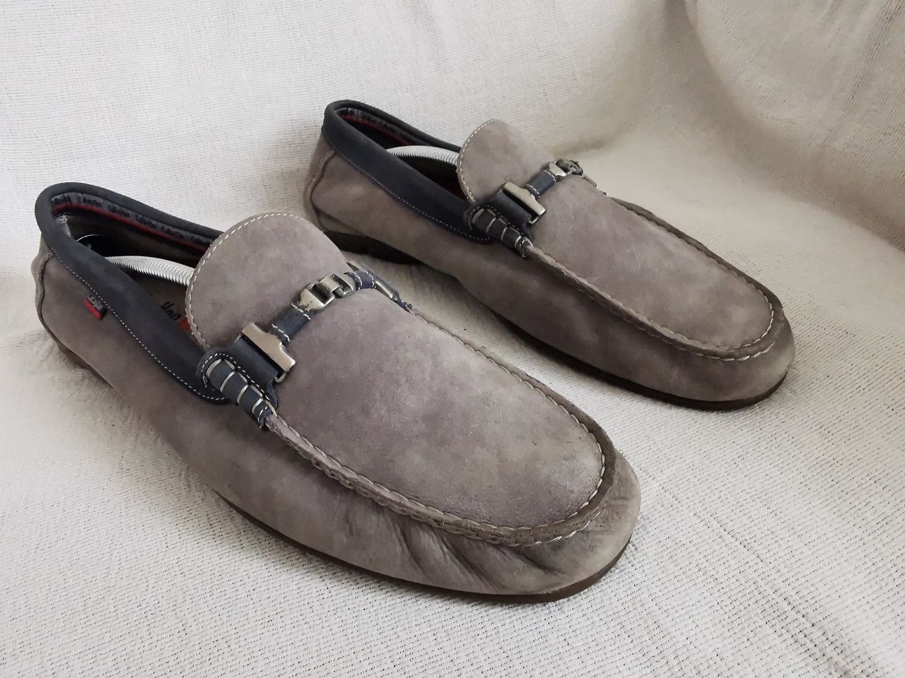 CallagHan Spain moccasin loafers skórzane mokasyny 44