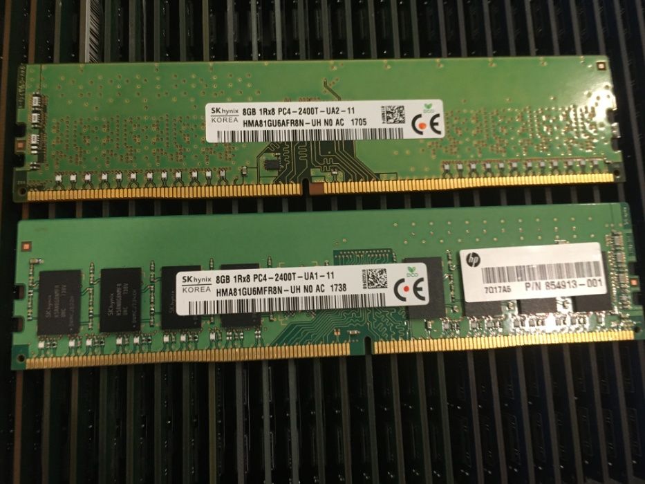 DDR4 8GB 2133 / 2400 / 2666 mhZ DIMM Intel/AMD