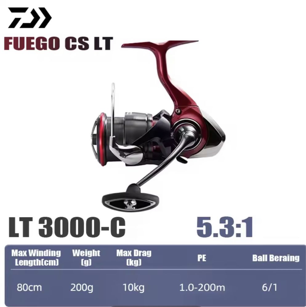 Daiwa 25/21 Fuego CS LT 3000/2500