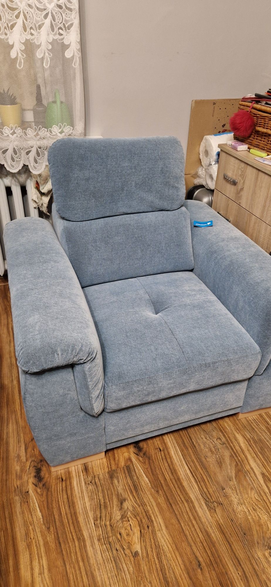 Fotel , NOWY , fotele , sofa , błękit
