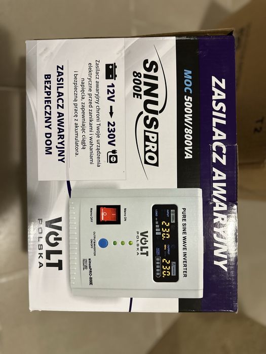 інвертор безперебійного живлення 230V 500/800W з тяговим акумулятором