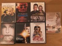 7 DVDs de filmes. Aproveite
