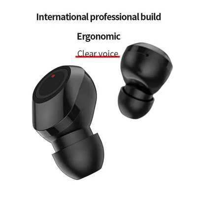 Słuchawki bezprzewodowe / bluetooth stereo TWS M9 + stacja białe