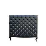 Recepcja Glamour czarna półokragla 125 cm