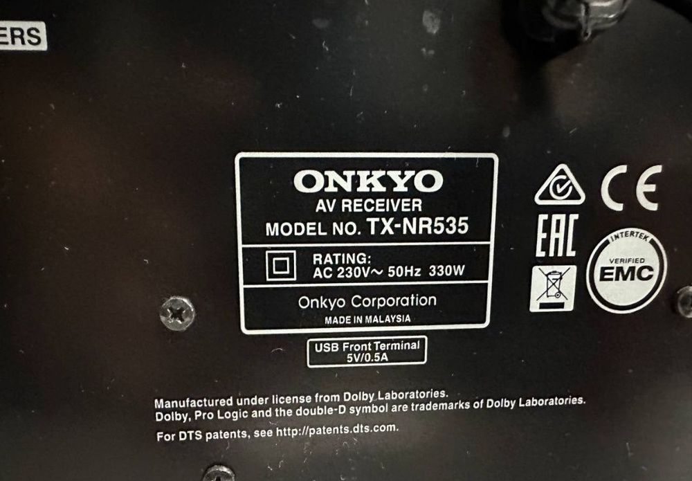 5.2 AVR Amplituner Onkyo TX NR 535, 125 Wat, HDMI ,USB, WiFi Bluetooth