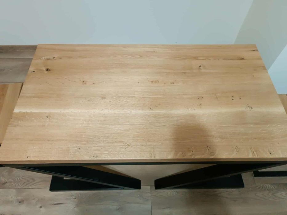 Ława stolik dębowy loft