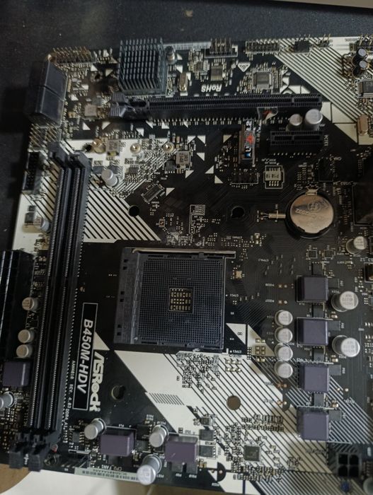 Не рабочая материнка asrock b450m-hdv r4.0