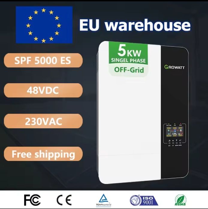 Inversor GROWATT 5KW
