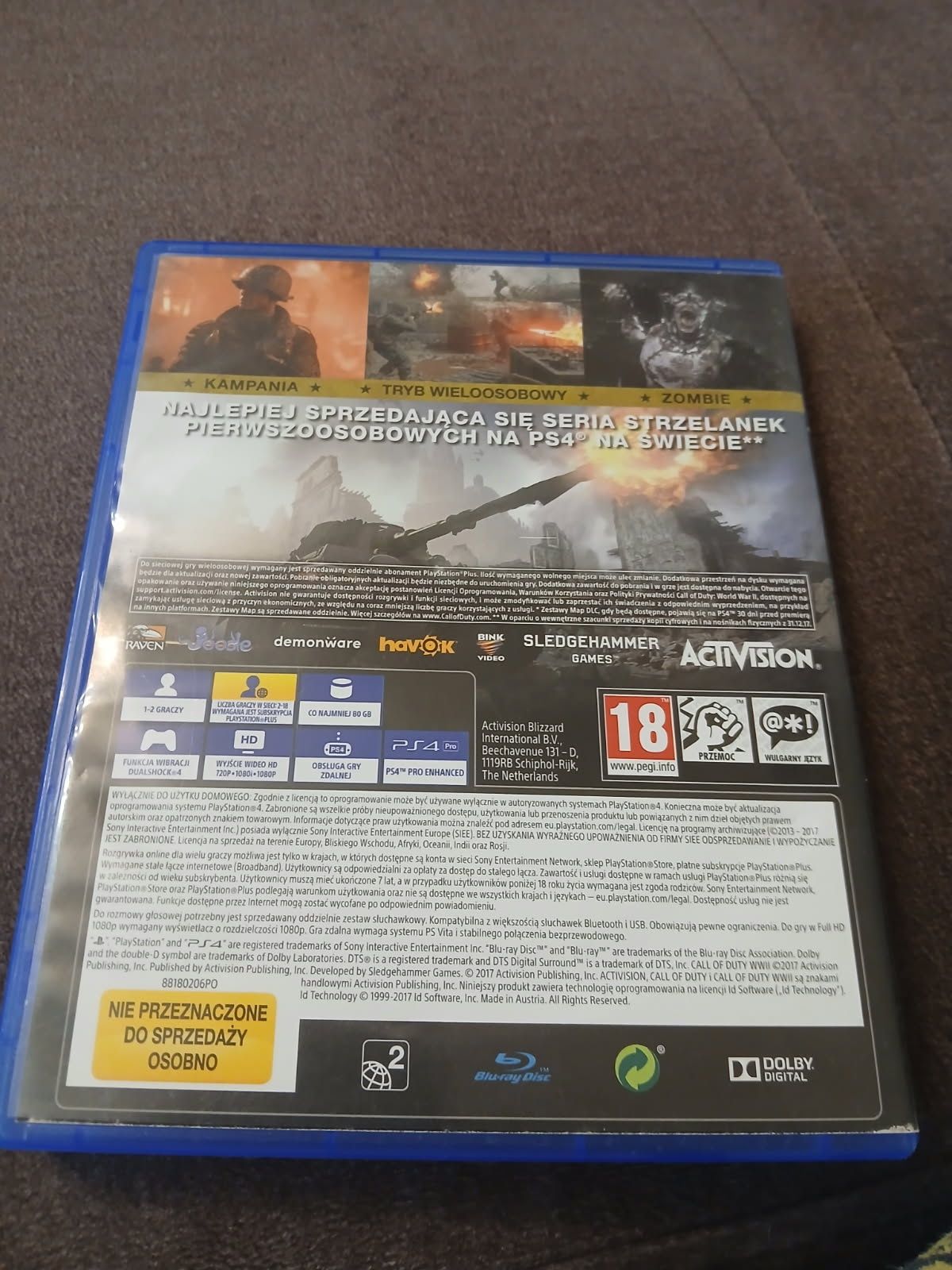 Call of duty WWII na PS4