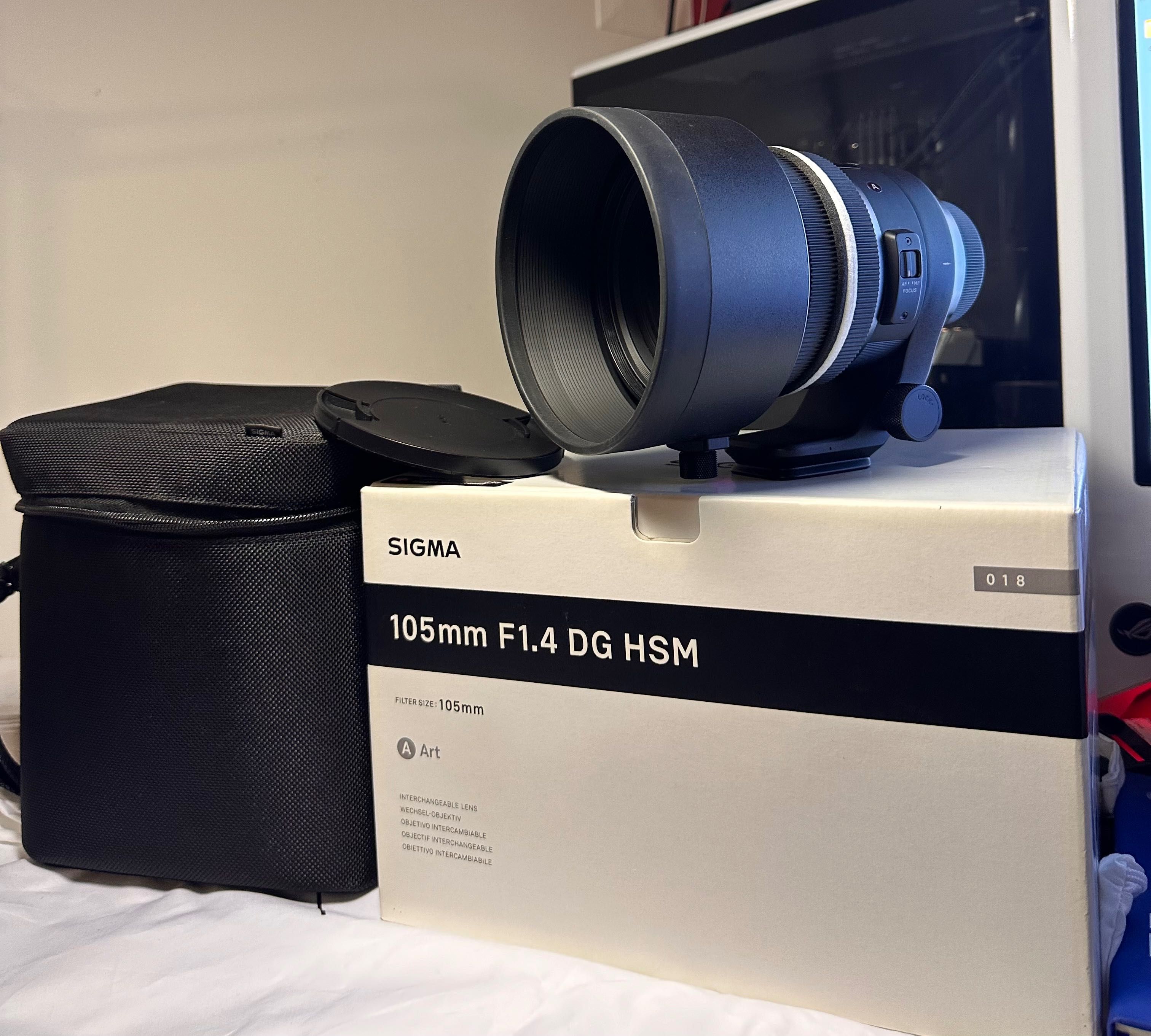 Lente / objetiva SIGMA 105 F1.4 DG HSM ART para Nikon