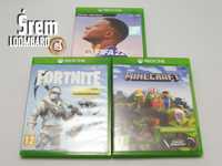 Gra Fortnite, Minecraft, Fifa 22 Xbox one, bdb stan! zestaw!