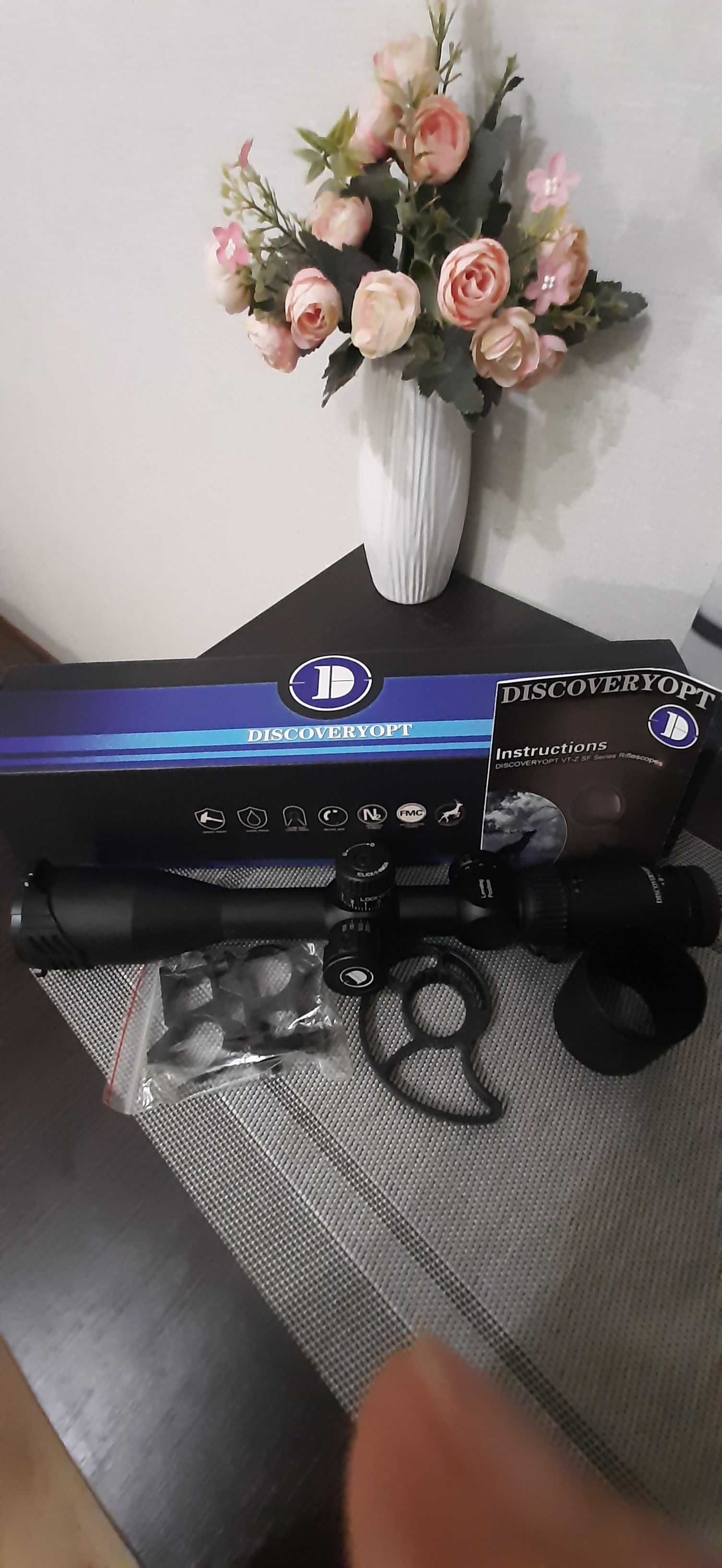 Приціл discaveri optiks,з підсвіткою