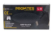 Rękawice ProMates Grip Black rozmiar 9 - L 50sztuk