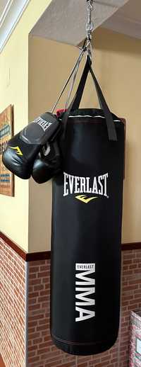 Saco de Boxe Everlast MMA com enchimento - NOVO