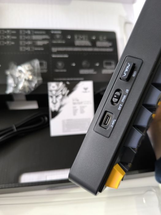 AULA F75 на сірих свічах Gray wood switch V3 механічна клавіатура