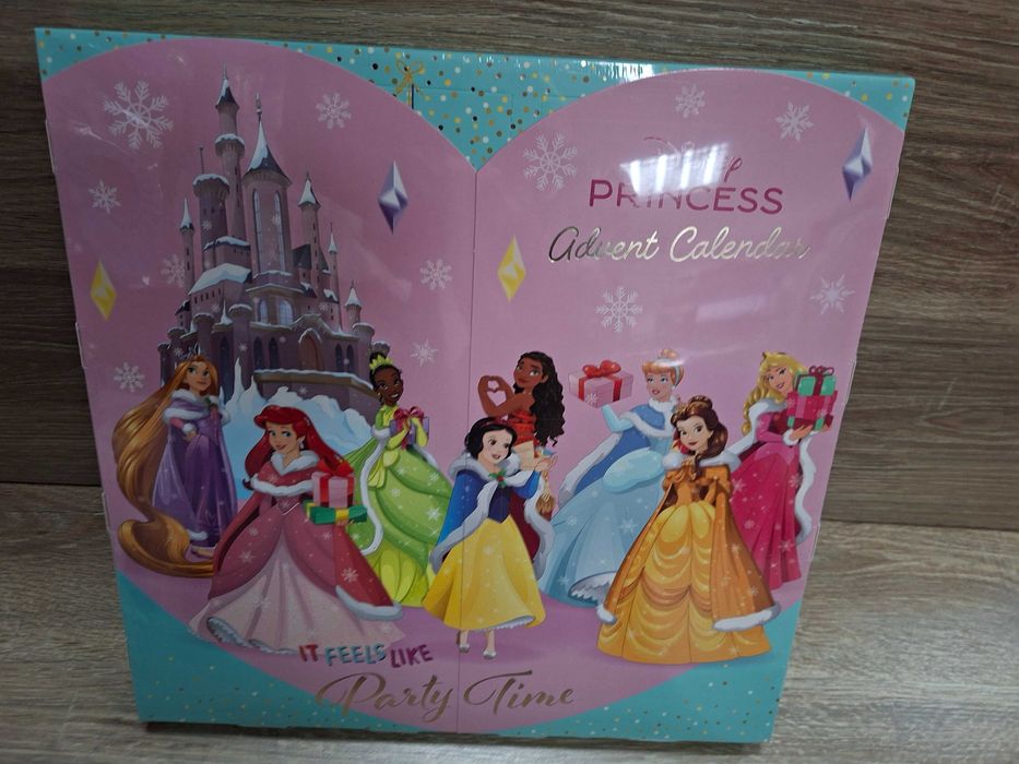 Nowy kalendarz adwentowy dla dzieci ,z kosmetykami ,Disney Princess